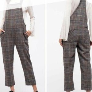 Blu Pepper Navy and White Checkered Top